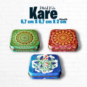 kare metal kutu