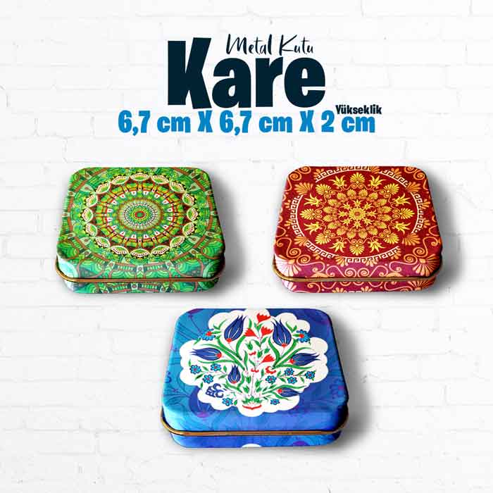 kare metal kutu kare metal kutu