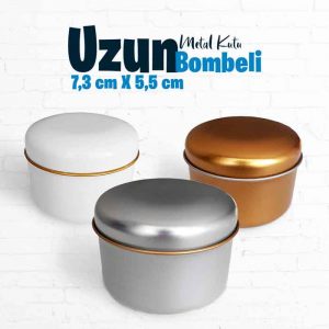 Bombeli Uzun Metal Kutu