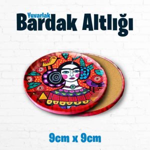 Yuvarlak Metal Bardak Altı